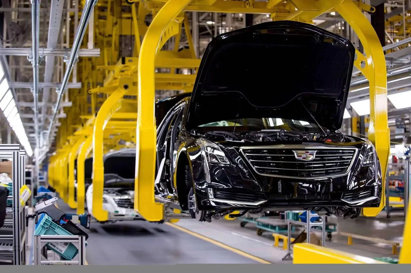 System for bygninger i Shanghai GM Cadillac