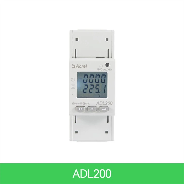 enfaset din rail kwh meter