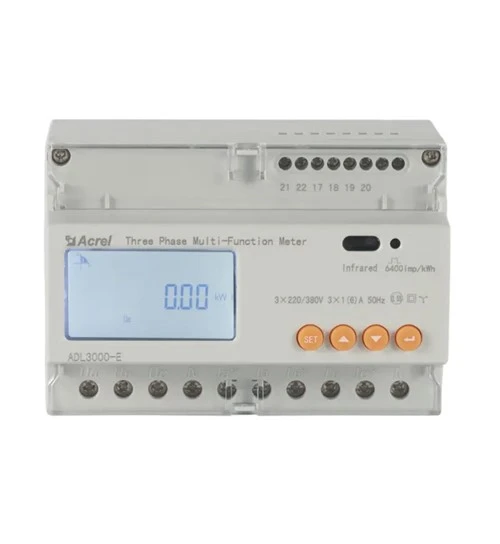 Trefase Din Rail Kwh Meter